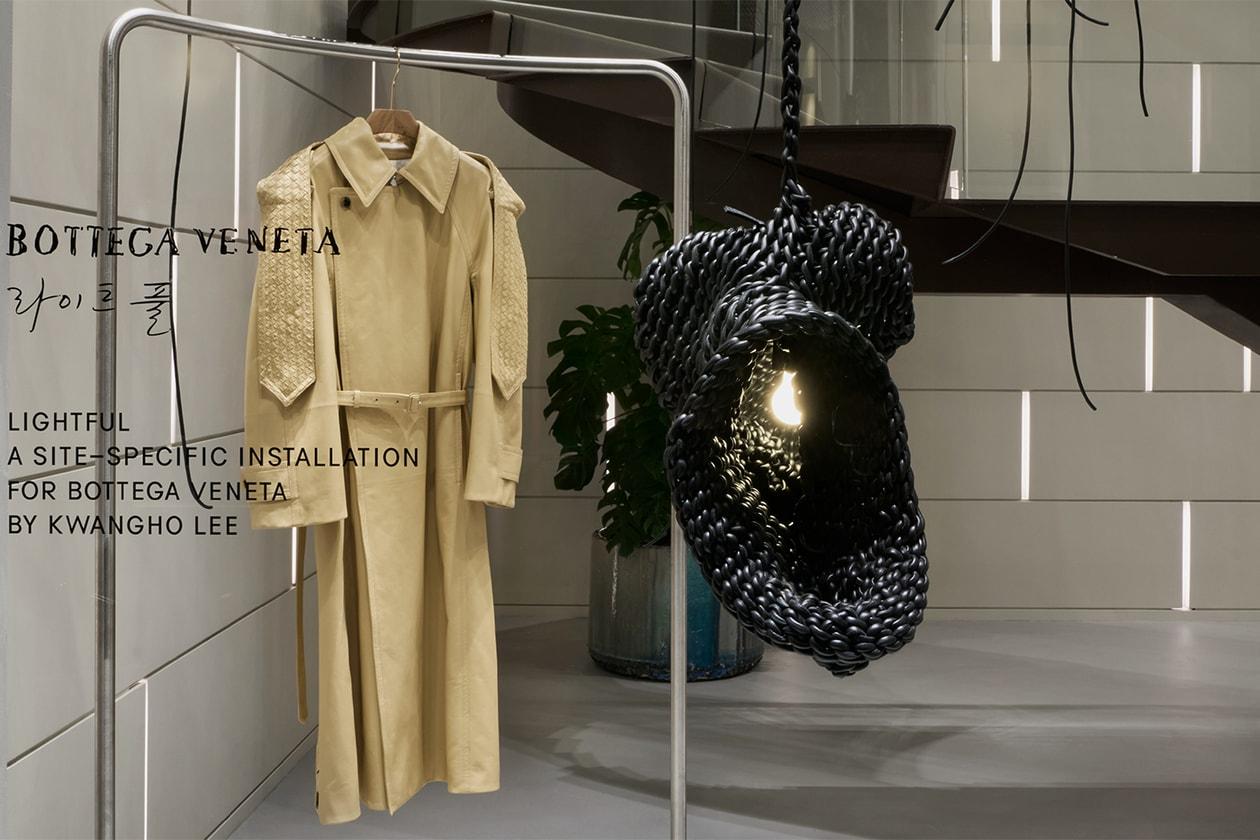 Instalación Lightful de Bottega Veneta por Kwangho Lee durante la Milano Design Week 2026