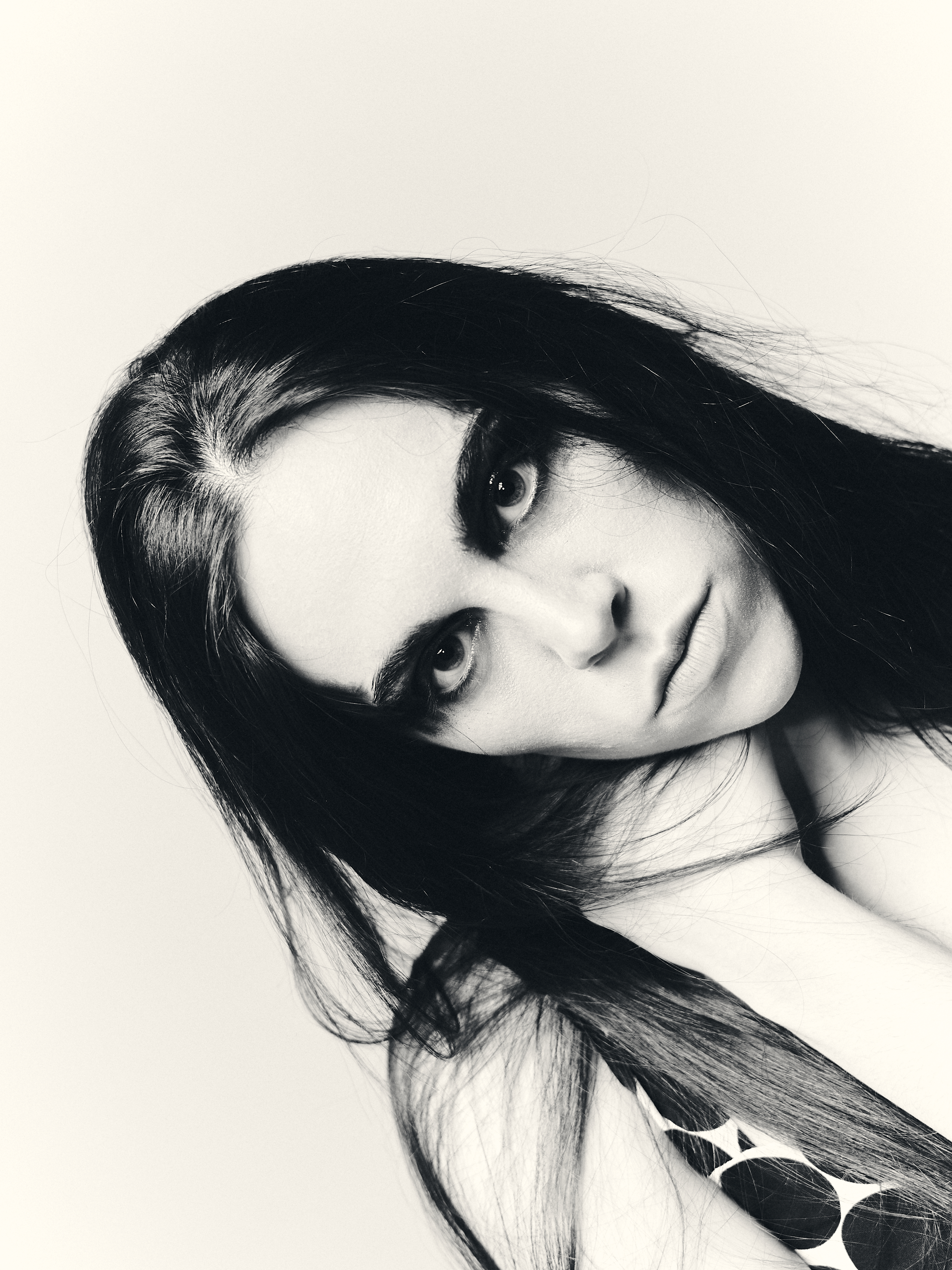 Editorial beauty shot with studio lighting and elegant visual language